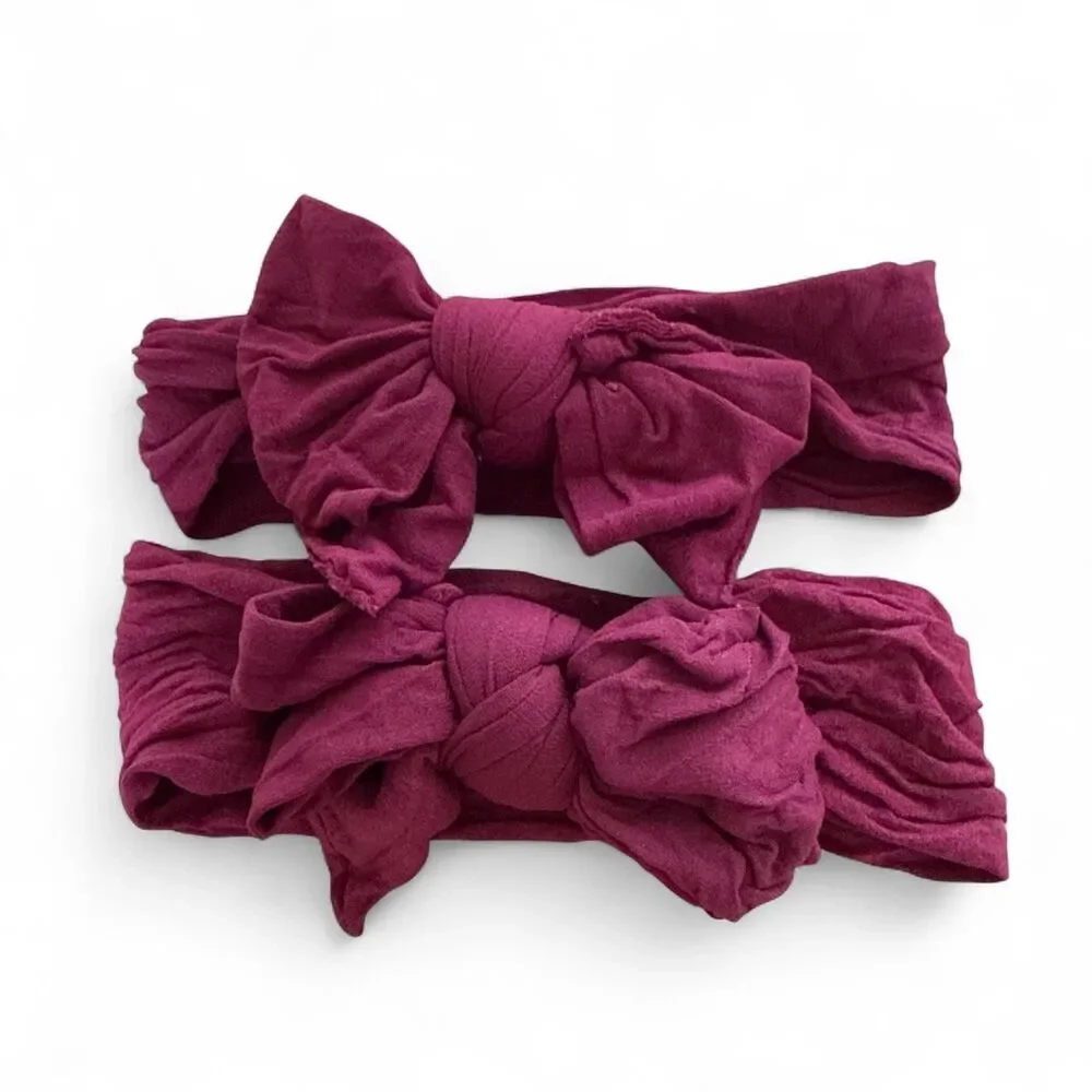 Baby Bling Bow Headband & Hair Tie Bundle